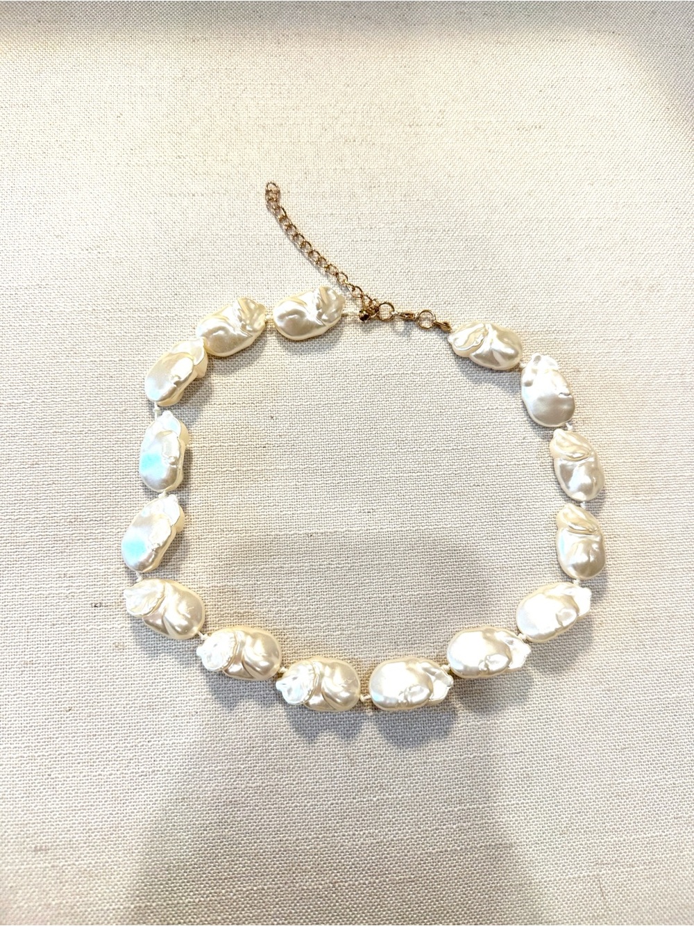 Chunky Crushed Pearl Necklace